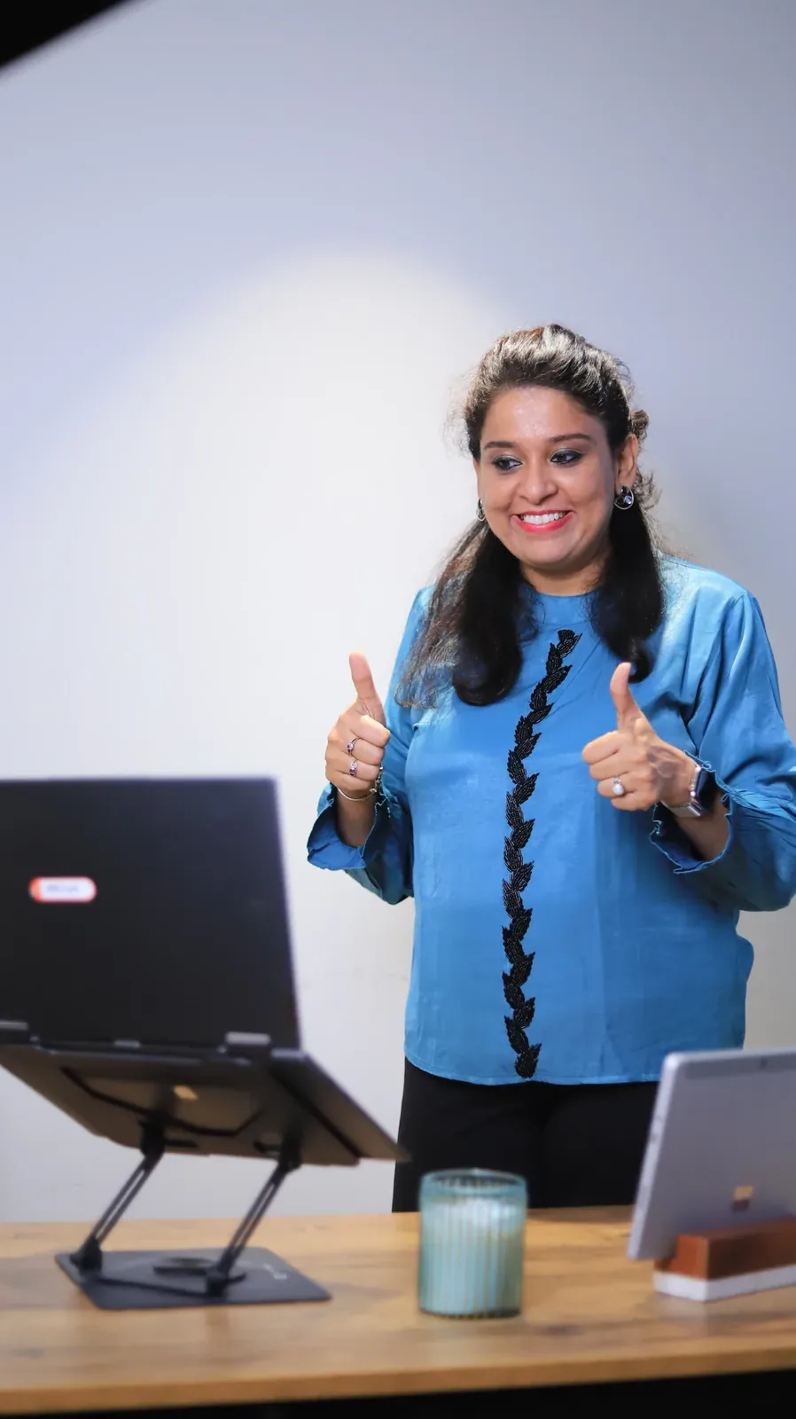 Meera Grover at a speaking session